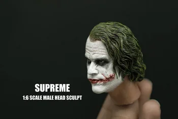 1/6 Rozsahu Joker Headplay Heath Ledger Hlavu Sculpt s Ťažkými make-up Muž Headplay pre 12 Palcov DIY Akčné Figúrky