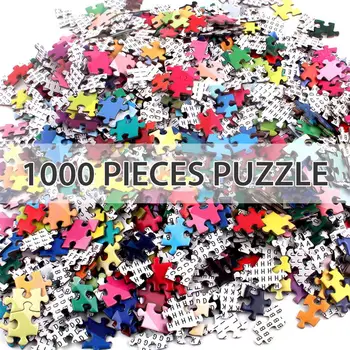 100ks/Set Kolo obrazová Skladačka Rainbow Zemi Skladačka Puzzle Vesmíru Hádanky Papier pre Dospelých Detí, Vonkajšie Dodávky
