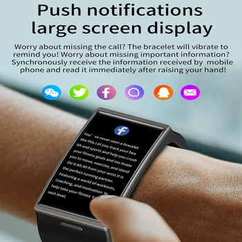 2020 DM12 Smart Hodinky Muži Ženy 1.91 Palcový Full Touch Šport Smartwatch Fitness Tracker Pripojiť Telefón Android IOS