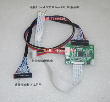 3.3 V 30 Pin LVDS Obrátiť Na EDP Signálu LCD Konvertor Konverzie Radič Rada