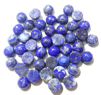 50pcs Prírodné lapis lazuli amethysts kameň 4 mm 6 mm 8 mm Cabochon okrúhly tvar kameňov Č Otvor Korálky pre DIY Šperky robiť