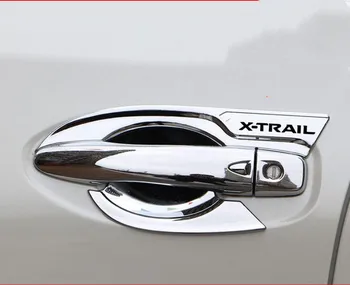 ABS chrome Auto styling dverí rukoväť kryt dverí rukoväť miska trim na Nissan x-trail t32 rogue xtrail na roky-2020 auto príslušenstvo