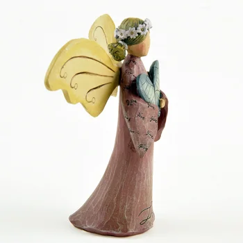Americký Pastoračnej Kreatívne Domáce Dekorácie, Svadobné, Vianočné Darčeky Flower Fairy Forest Anjeli Obrázok Miniatúrne Figúrky