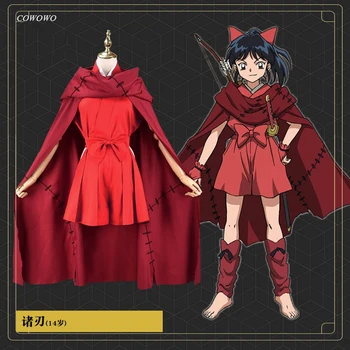 Anime! Inuyasha Yashahime: Princezná Pol-Demon Moroha Battle Suit Krásne Jednotné Cosplay Kostým Halloween Party Outfit Ženy