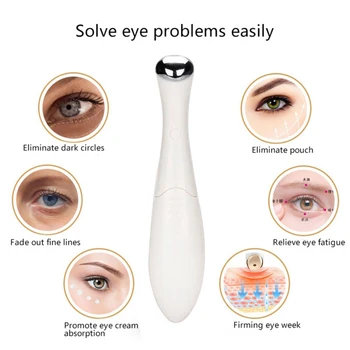 Anti-Wrinkle Anti Aging Eye Cream Proti Opuchy, Tmavé Kruhy Odstránenie Elektrické Oko Masér Nástroj Zdvíhacie Spevňujúci Starostlivosti O Pleť