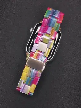 Apple hodinky remienok 5440mm 44mm nový ľahký Živice Náramok iwatch3 2138 mm 42mm farebný Náramok