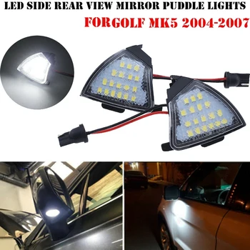 Auto, 18 LED, Bočné Zrkadlo Svetlo Pod Puddle Lampa Pre-Golf 5 Mk5 MkV Passat B6 Jetta R32 Golf6 Variant