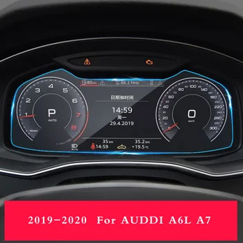 Automobilová Navigácia Tvrdené Sklo Obrazovky Ochranný Film Nálepky Rádio GPS, LCD Prístrojovej Doske Screen Guard Pre Audi Q8 A6 A7 2019 2020