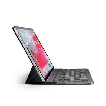 Bezdrôtová Bluetooth Klávesnica Kožené puzdro pre iPad Pro 11 palcový 2018 Tablet Klávesnice Prípadoch Kryt ZADARMO jazyk nálepky