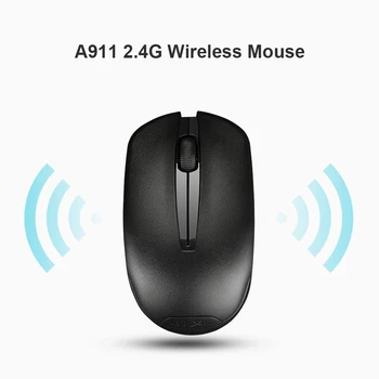 Bezdrôtová Myš Počítač A911 2,4 GHz Bezdrôtová Optická Myš Myš s USB Prijímač pre Desktop, Notebook