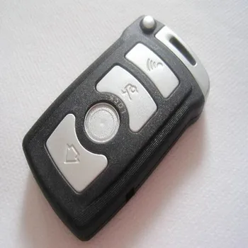 DAKATU Smart Remote keyless entry fob prípade pre BMW 7 Series 745 750 som Smart Remote tlačidlo púzdro 4 tlačidlo hu92 čepeľ