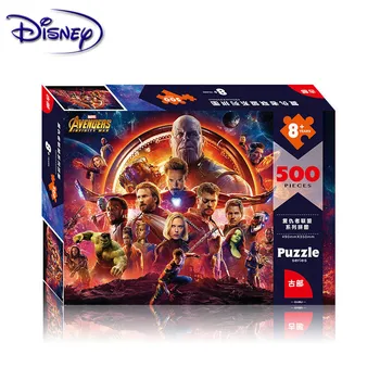 Disney, Marvel Hračky Puzzle Ice Markíze Mickey Spiderman 500 Kus Papiera Dospelých Puzzle Papier Puzzle