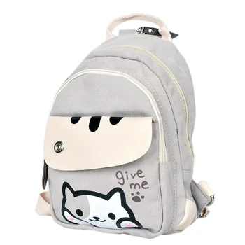 Doprava zadarmo Anime viacúčelové plátno batoh taška cez rameno cat batoh dvore