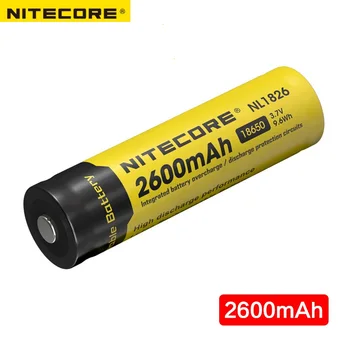 Doprava zadarmo Nitecore NL1826 18650 2600mAh 3,7 V Nabíjateľná Li-ion batéria (NL186)