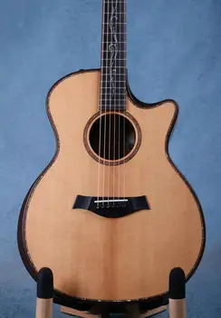Doprava zadarmo prispôsobiť K11 masívneho smreku lakťová opierka elektrické akustické gitary 45mm, matica šírka s eq nainštalovaný