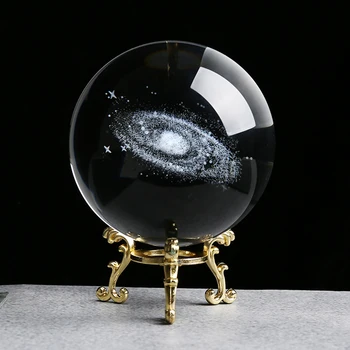 Galactic systém Miniatúry Figúrky 3D Model Planéty Oblasti Feng Shui Crystal Ball Stôl Dekorácie Domova Darček pre Dovolenku