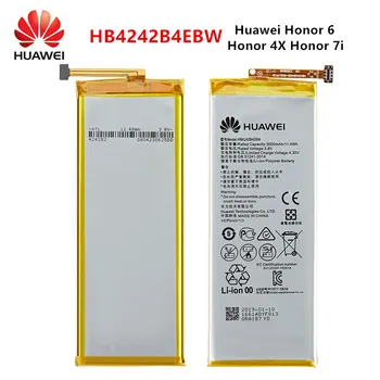 Hua Wei Pôvodnej HB4242B4EBW 3000mAh Batériu Pre Huawei Honor 6 / Česť 4X / Česť 7i / Shot X H60-L01/L02 /L11/L04
