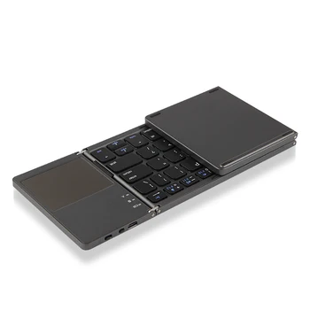 HUWEI skladací Mini klávesnica Bluetooth Skladacie Bezdrôtová Klávesnica s Touchpadom Pre Asus Chuwi Teclast Sony LG HP Tablety PC prípade