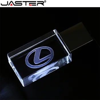 JASTER lexus kristal + metalen USB flash disk kl ' úč 4 GB 8 GB 16 GB 32 GB, 64 GB 128 GB Externe Opslag memory stick u diskov