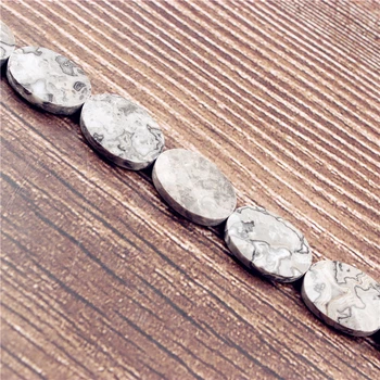 LanLi Rez tvár oválna Mapu kameň 16X16mm DIY príslušenstvo urobiť náhrdelník náušnice strane string korálky prívesok sveter reťazca