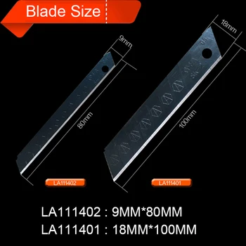LAOA SK2 Náhradné Čepele 18 mm 9 mm Utility nôž Super ostrý nôž Kancelárske potreby