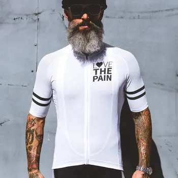 Láska, Bolesť Cyklistika Dres Muž Letné Cyklistické Oblečenie Quick-Dry Závodný MTB Bicykel Jednotné Oblečenie Breathale Cyklistické Oblečenie