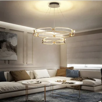 Moderné Luxusné Led Stropný Luster osvetlenie v Obývacej Izbe Závesné Svietidlá Stropné Prívesok lampa Doprava Zadarmo