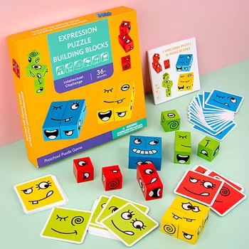 Montessori Vzdelávacích Drevené Hračky, Materiály Začiatku Predškolského Vzdelávania Vyučovanie Inteligencie Zápas Puzzle, Hračky pre Deti,