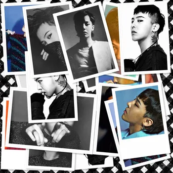 [MYKPOP]BIGBANG GD PRÍJEMNÉ UROBIL SÉRIU Foto Karty K-POP Papier Karty, HD Polaroid Photocard 30pcs/set v Plechovej Krabici SA18040409