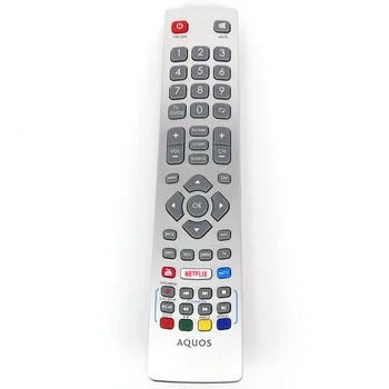 Nové Originálne TV Remote SHWRMC0115 Pre Sharp Aquos Smart LED TV IR Controle s Netflix Youtube 3D Tlačidlo Fernbedienung