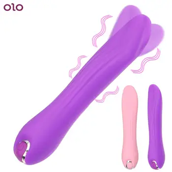 OLO Jazyk Lízanie Vibrátor G-Spot Stimulátor Klitorisu Vagíny, Vibrátory Dildo Masáž Ženská Masturbácia, Sexuálne Hračky Pre Ženy