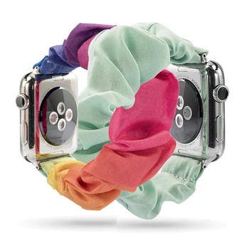 Popruh Pre Apple hodinky kapela apple hodinky 5 4 3 2 1 44 mm 40 mm Ženy Elastické zápästí náramok pás iwatch 4 kapela 42mm 38 mm Príslušenstvo