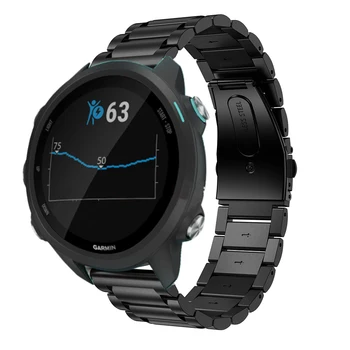 Pre Garmin predchodcu 245/245 M Nerezová oceľ náramok, hodinky remienok náhradná Pre Samsung Galaxy Sledovať 42mm hodinky pásma