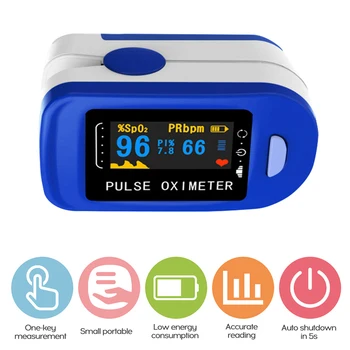 Prsta Pulz Domácich Digitálnych Oximeter Kyslíka v Krvi, Sýtosť Meter Prst SPO2 PR Monitor zdravotnej Starostlivosti