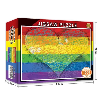Puzzle 1000 kusy obrazová Skladačka Montáž Obrázok Puzzle Pre Dospelých Vzdelávacie Hračky Puzzle Sveta maľovanie hádanky juguetes