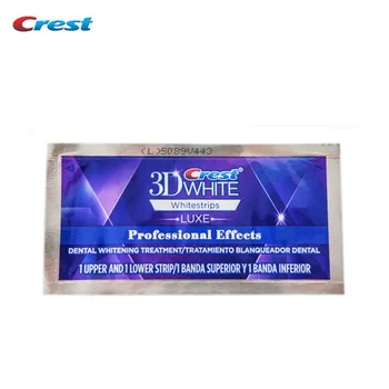 Pôvodné Crest 3D Whitestrips Bieliace Pásiky Professional Effects Biele Pásy Zubné Belšie pre Dospelých