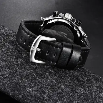Quartz multifunkčné pánske hodinky BENYAR Módneho priemyslu šport mužov náramkové hodinky vojenské nepremokavé chronograf Relogio Masculino