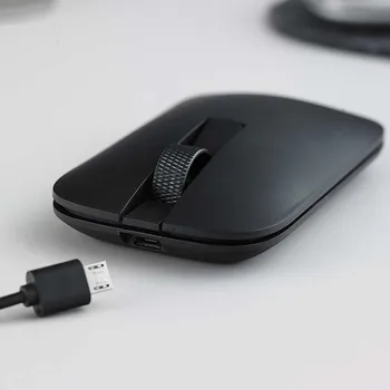 Rapoo M550 Nabíjateľná Multi-režim Bluetooth 3.0/4.0 & 2.4 G Bezdrôtových Myší Office PC Pomocou Kontrolovateľné 3 Zariadenia, Silent Mouse Slim