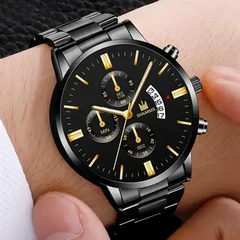 SHAARMS pánske Športové Hodinky Vojenské Dátum Hodiny Luxusné Náramkové hodinky Quartz Muž Muž Módneho priemyslu Hodinky relogio masculino