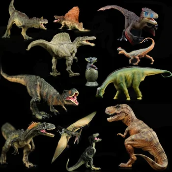Skutočné Jurský dinosaurov Indominus rex Spinosaurus raptor Triceratops model zberateľstvo deti vzdelávacie hračky pre deti darček