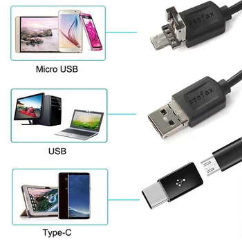 Ucho Otoscope Megapixelov Ucho Rozsah Kontroly Fotoaparát 3 v 1, USB Ucho Digitálne Endoskopu ušného mazu Čistiaci Nástroj s 6led