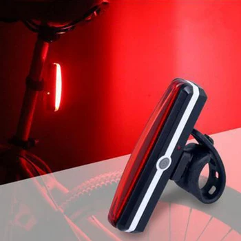 Ultra Bicyklov Svetla LED Zadné Svetlo 6 Režimov USB Nabíjateľné Nepremokavé MTB Cyklistické koncových svetiel Mount Nastaviť Bike Príslušenstvo