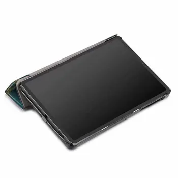 Ultra Slim 3-Skladacie Capa obal Pre Samsung Galaxy Tab S5e 10.5 SM-T720 T725 10.5 palcový Tablet Funda Kryt Smart Wake-Sleep + film