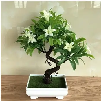 Umelé rastliny plastové kvet nastaviť domáce dekorácie dekorácie krytý obývacia izba kvet usporiadanie malých črepníkové rastliny