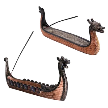 Unikátny Ručne Maľované Loď Dragon Živice Malé Pirátskej Lodi Dekorácie Remesiel Stolové Dekorácie Pre Obývacia Izba
