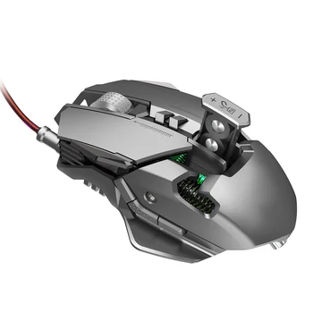 UTHAI DB29 nové Káblové mechanické hernej myši RGB light emitting 7-tlačidlo makro definícia myš podporuje stlačte zbraň 6400 dpi)