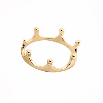 Veľkoobchod 10pcs/Veľa Cisárskej Koruny Krúžok Minimalistický Šperky Prstene Pre Mužov, Ženy, Páry Môžu Deti Mix Farieb