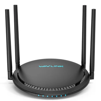 Wavlink Duálne Pásmo 5 ghz Bezdrôtový WIFI Router 1200Mbps Wifi Opakovač s Touchlink jednoduché nastavenie 4x5dbi Smart wi-fi router/extender