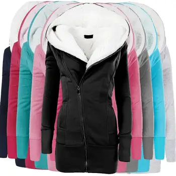 ZOGAA 2020 Slim Zimné Ženy Bundy Vlna Bavlna Vatovaný Kabát Dlhý Štíhly s Kapucňou Parkas Žena Plus Veľkosť Teplé Vlnené Oblečenie Outwear