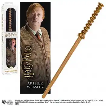 Čarovnú paličku Harryho Pottera Arthur Weasley: